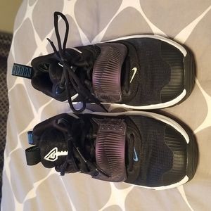 Girls Kyrie basketball shoes.